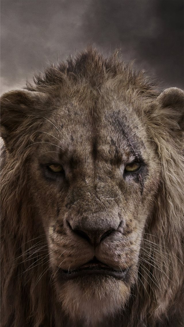 chiwetel ejiofor as scar in the lion king 2019 4k iPhone 8 wallpaper 