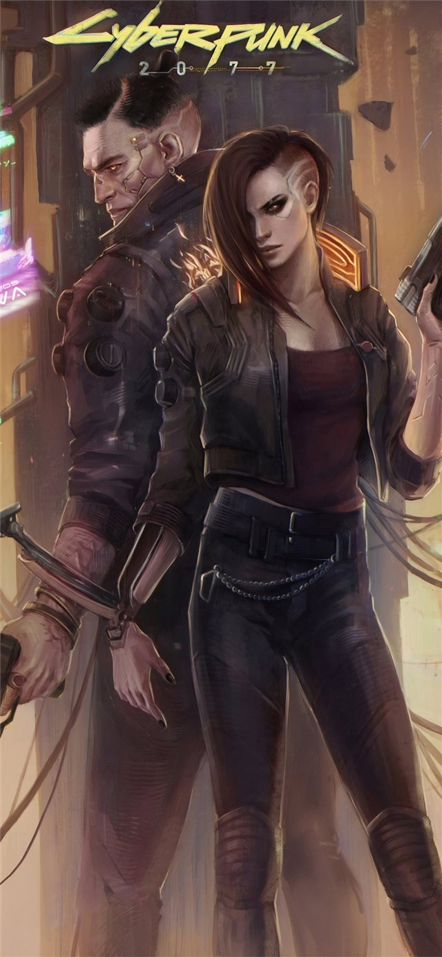 cyberpunk 2077 game 2019 4k iPhone X wallpaper 