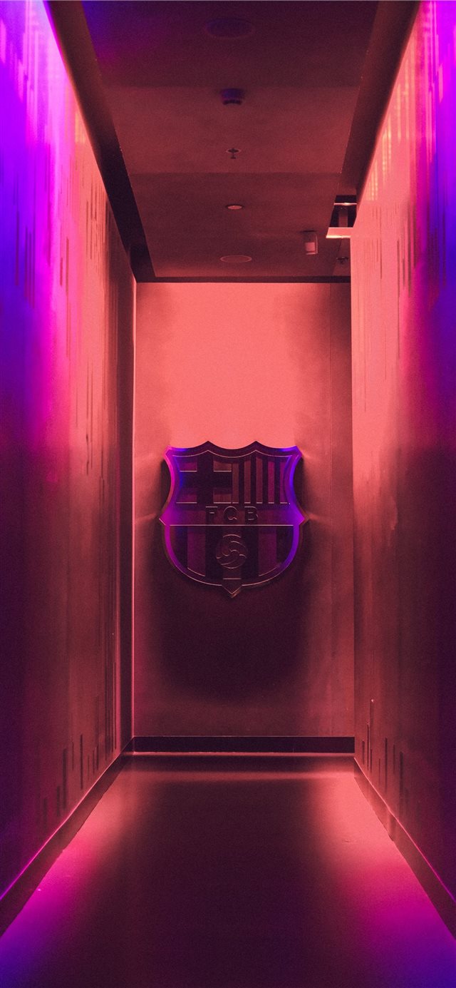 football emblem on wall iPhone X wallpaper 