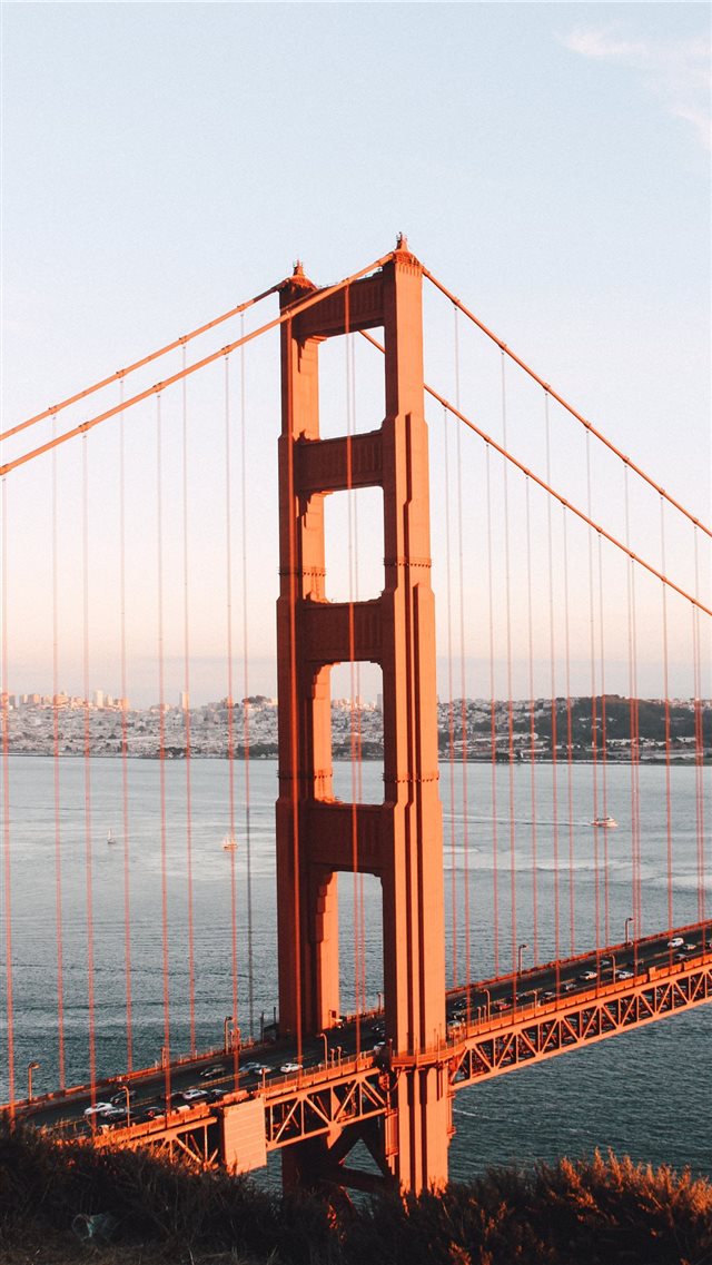 Golden Gate Bridge during daytime iPhone 8 wallpaper 
