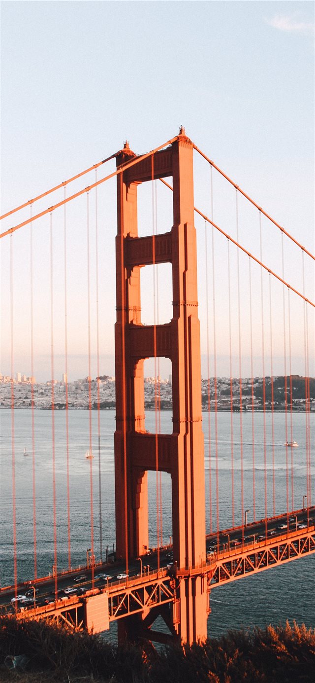 Golden Gate Bridge during daytime iPhone X wallpaper 