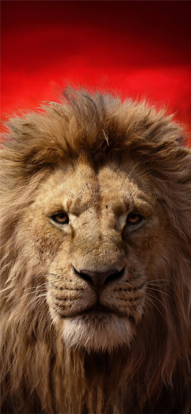james earl jones as mufasa the lion king 2019 4k iPhone X wallpaper 