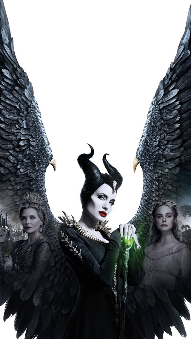 maleficent mistress of evil 5k 2019 poster iPhone 8 wallpaper 