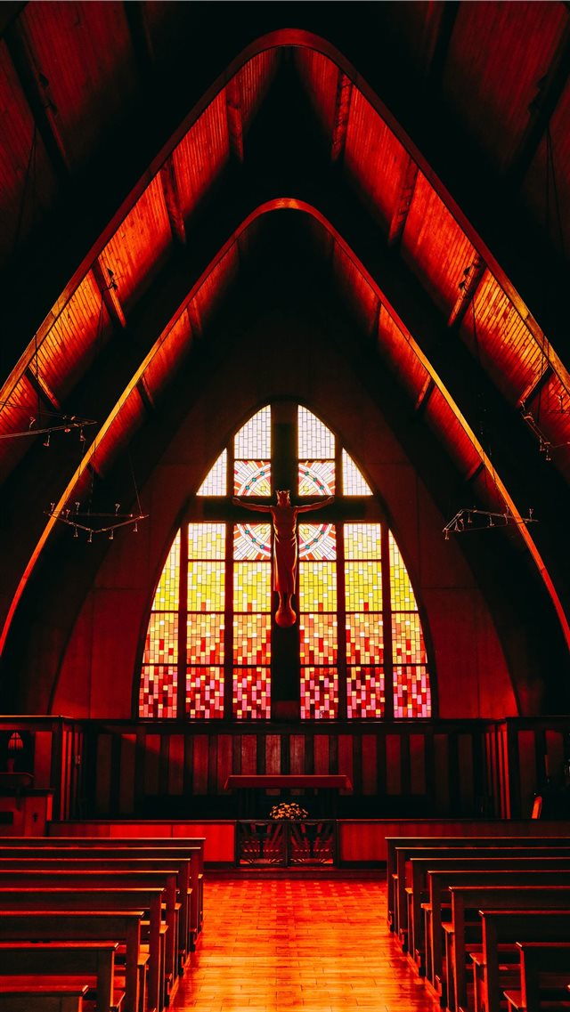 red painted pew iPhone 8 wallpaper 