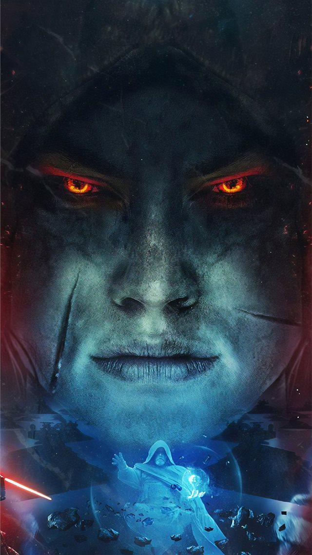 star wars the rise of skywalker movie art 4k iPhone 8 wallpaper 