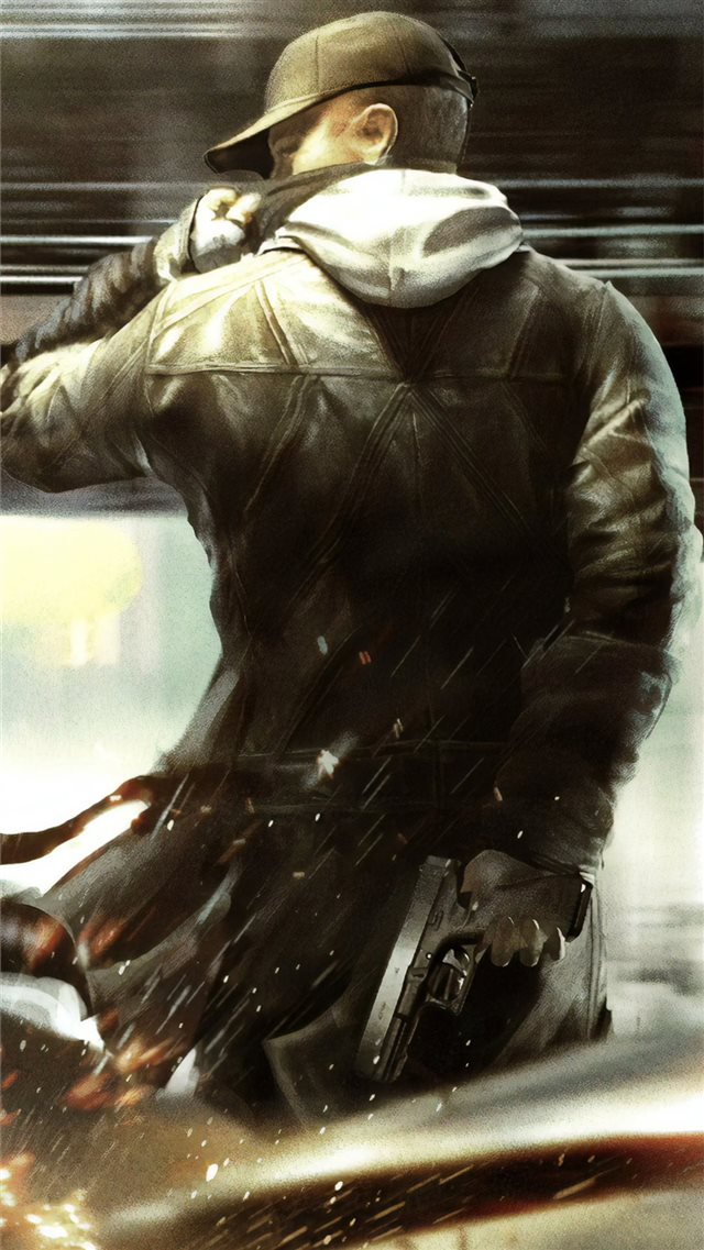 watch dogs 1 character 4k iPhone 8 wallpaper 