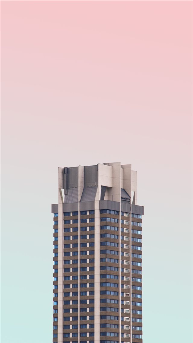 white and black high rise building with glasses iPhone 8 wallpaper 