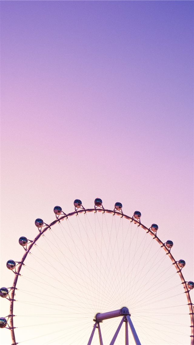 Ferris wheel iPhone 8 wallpaper 