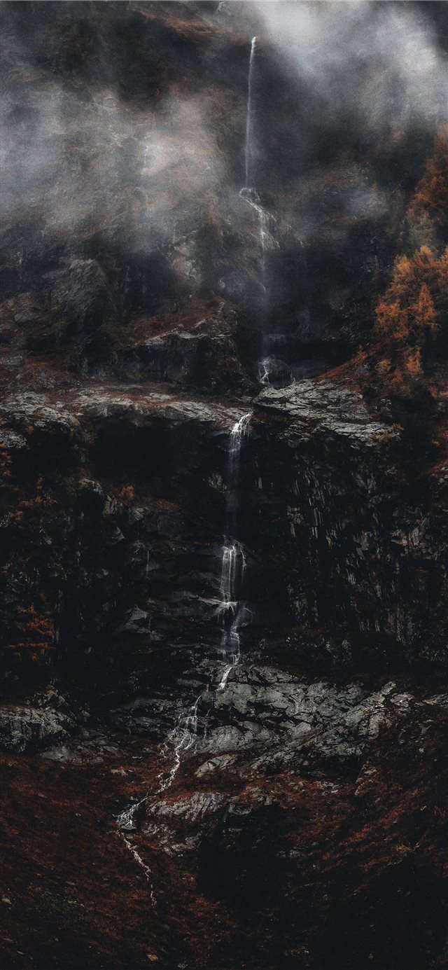 landscape photography of building iPhone X wallpaper 