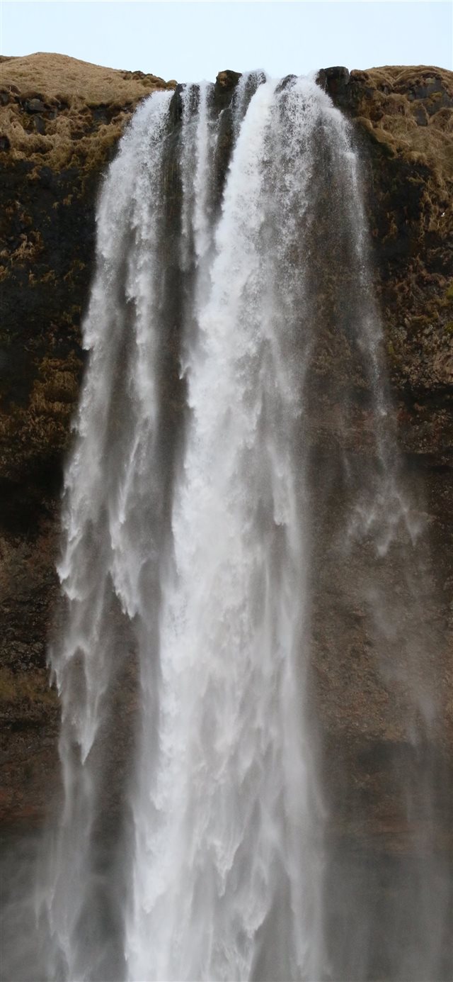 photo of waterfalls iPhone 11 wallpaper 