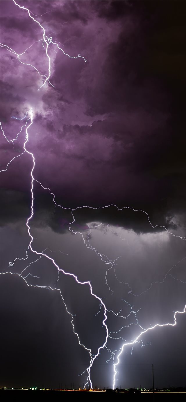 selective photography of white thunder iPhone 11 wallpaper 