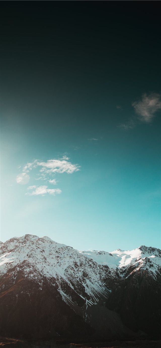 white and black mountains iPhone X wallpaper 