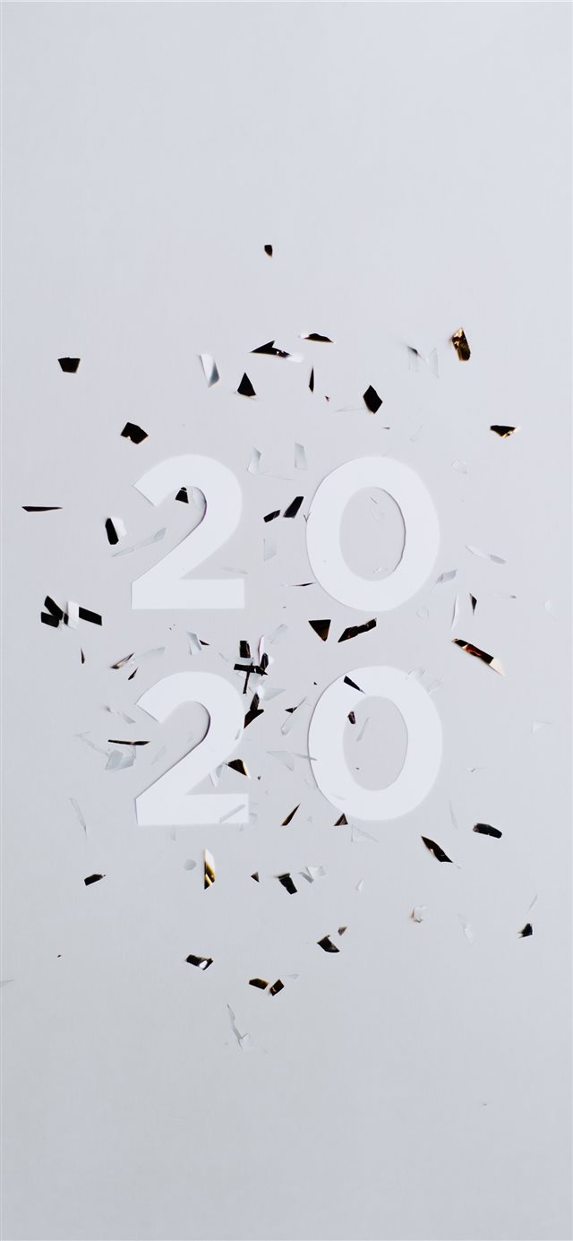 2020 text iPhone 11 wallpaper 