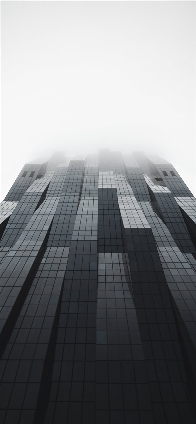 low angle photo of high rise building iPhone 11 wallpaper 
