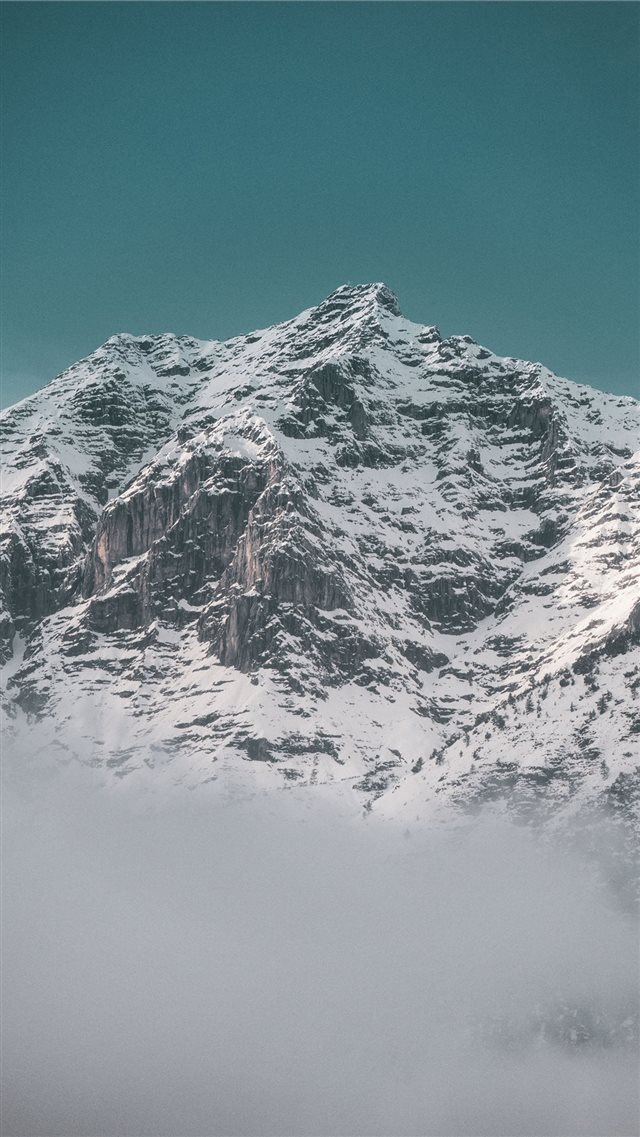 snow mountain iPhone 8 wallpaper 