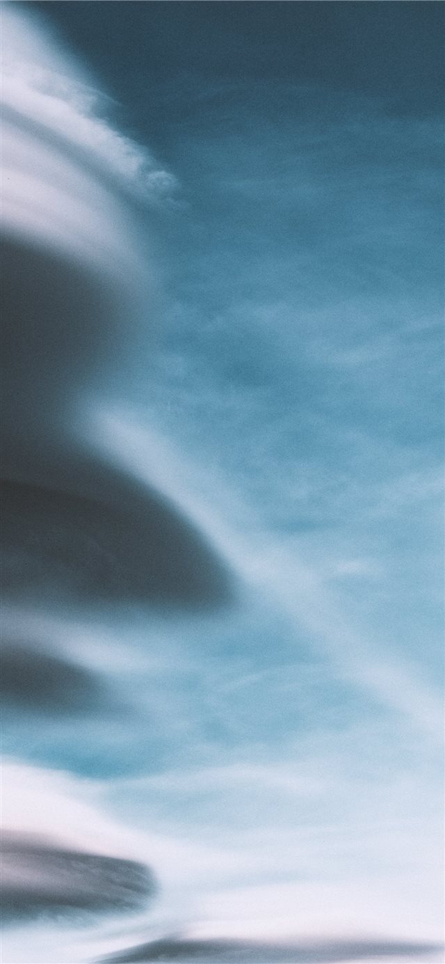 Windy and amazing is the sky  iPhone X wallpaper 