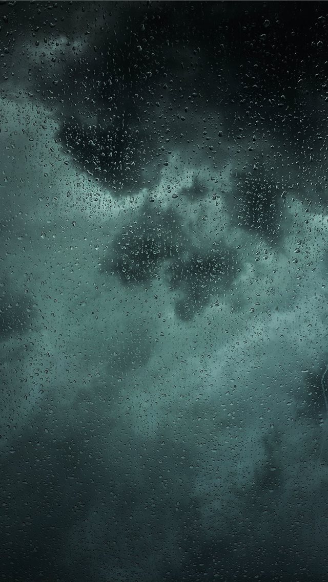 dew drops on glass panel iPhone 8 wallpaper 