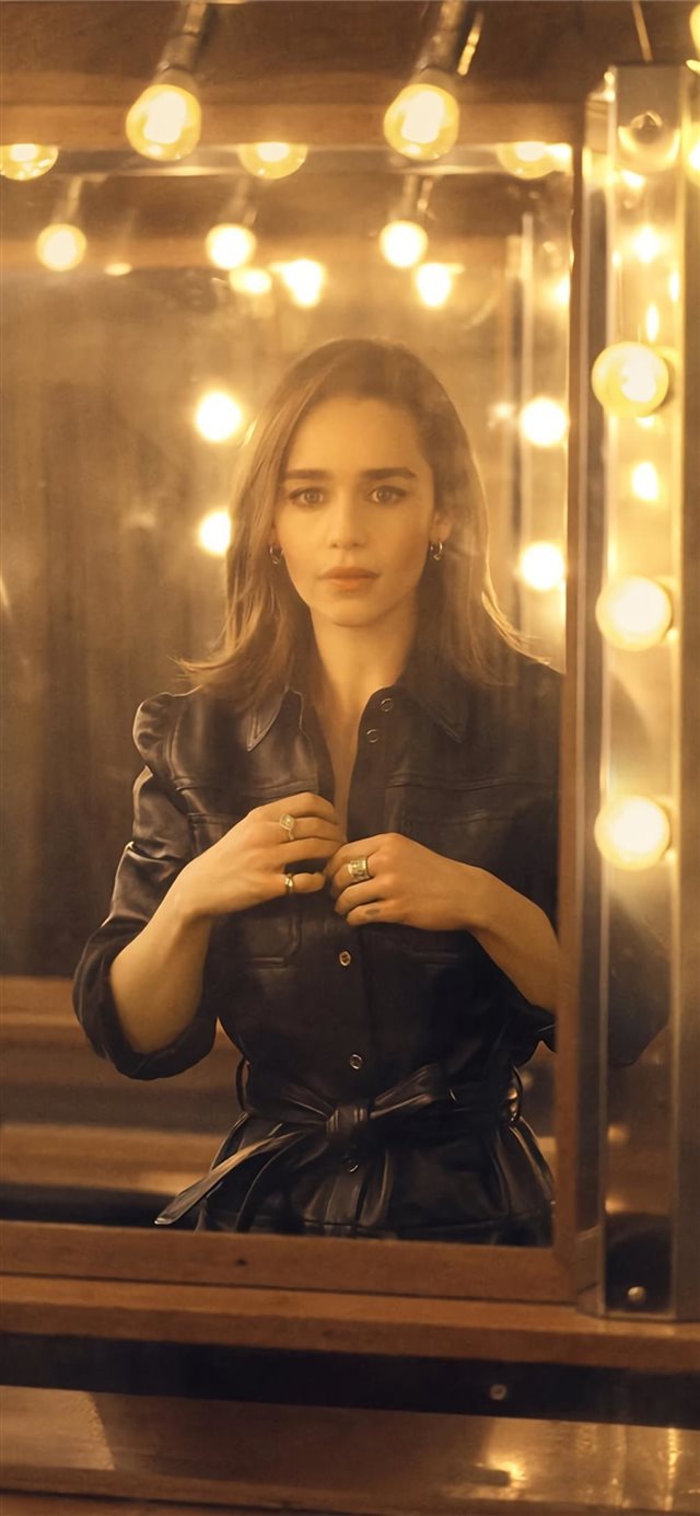 emilia clarke the seagull theater play photoshoot iPhone X wallpaper 