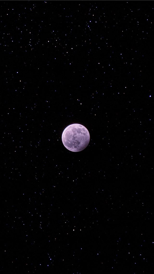 full moon during night iPhone 8 wallpaper 