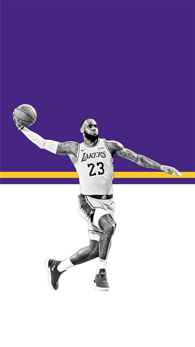 Lakers and Infographics iPhone 8 wallpaper 