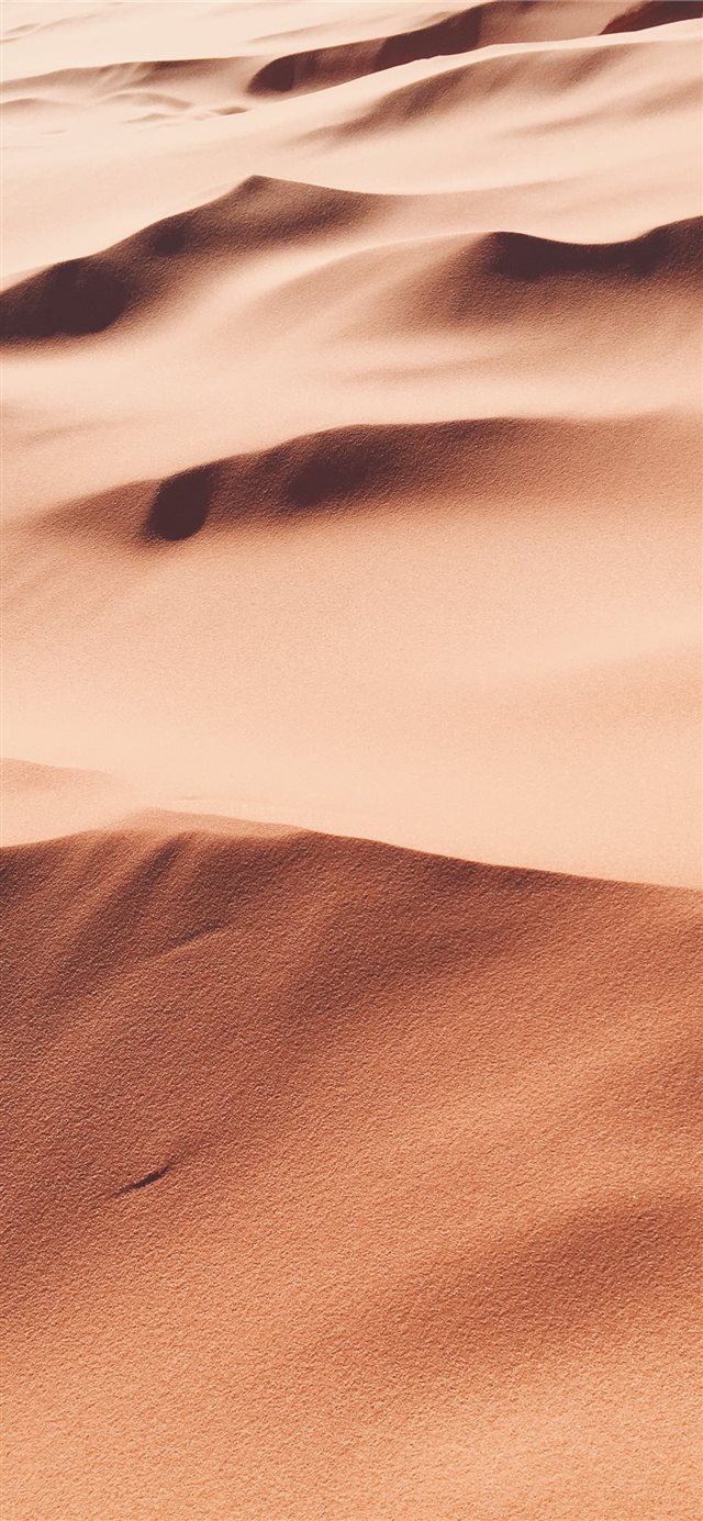 photo of desert sand iPhone X wallpaper 
