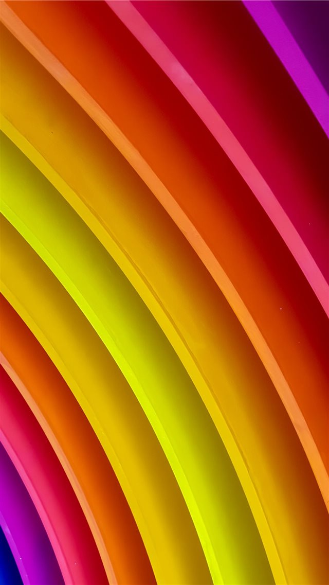 purple red and yellow rainbow column iPhone 8 wallpaper 