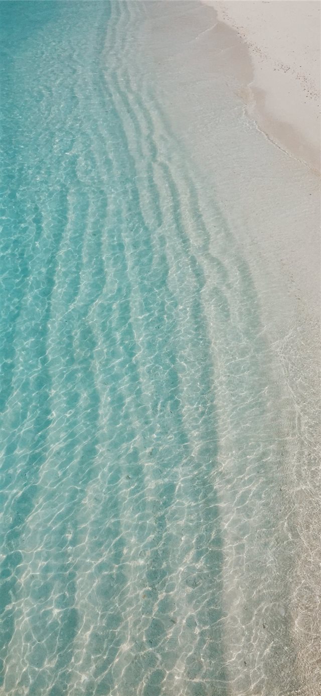 seashore at daytime iPhone X wallpaper 