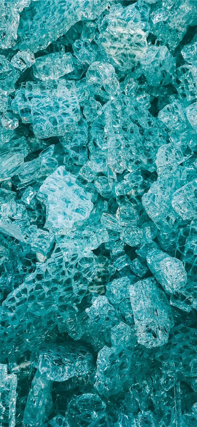 blue stone fragment lot close up photography iPhone 11 wallpaper 