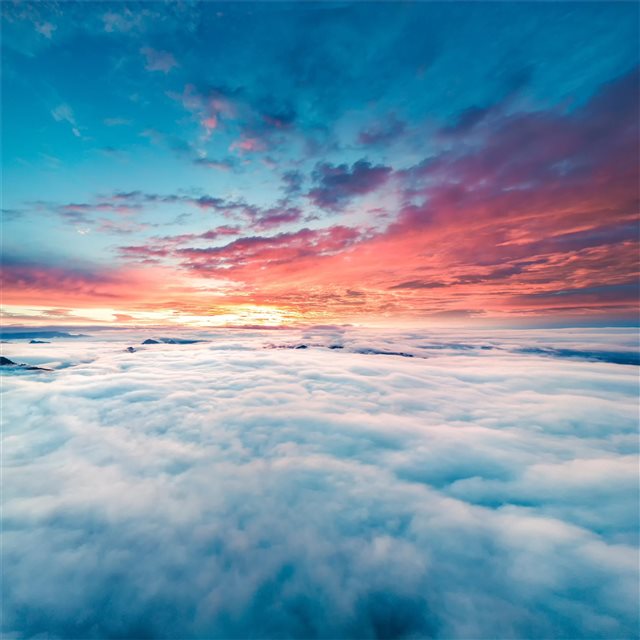 clouds 8k iPad Air wallpaper 