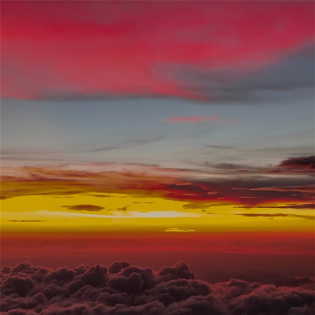 clouds silent nature 5k iPad Air wallpaper 