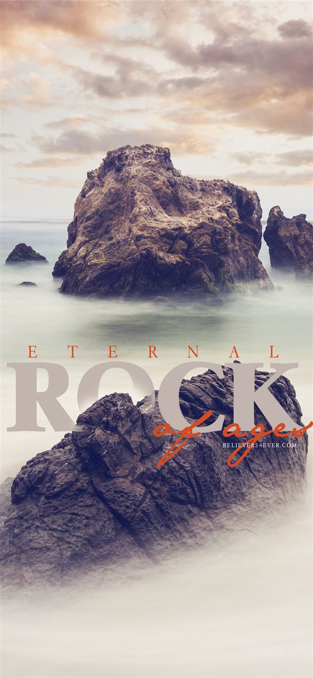 Eternal rock of ages iPhone X wallpaper 
