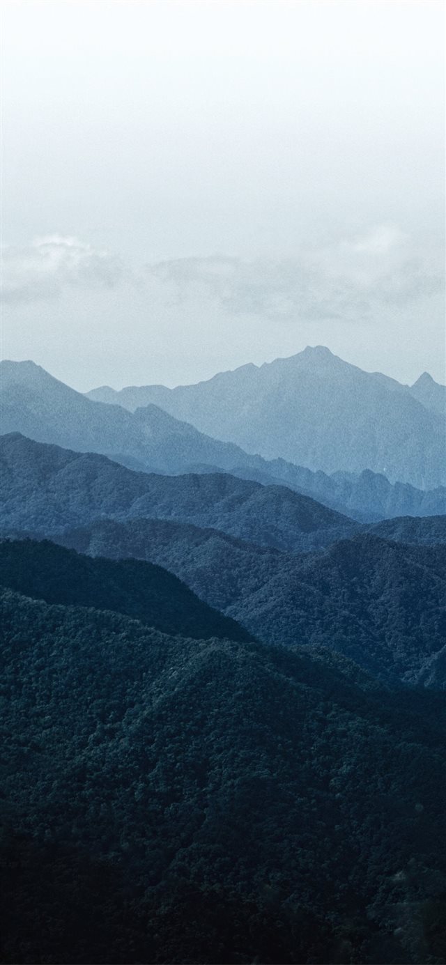 green mountains under white sky during daytime iPhone 11 wallpaper 