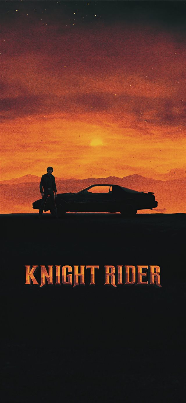 knight rider 1982 movie poster iPhone X wallpaper 