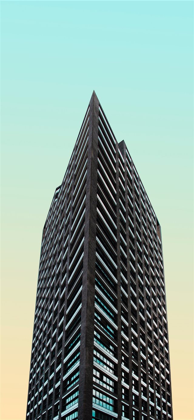 low angle view of building iPhone X wallpaper 