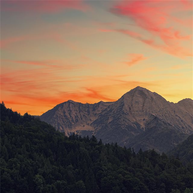 mountain hills sky 5k iPad Pro wallpaper 