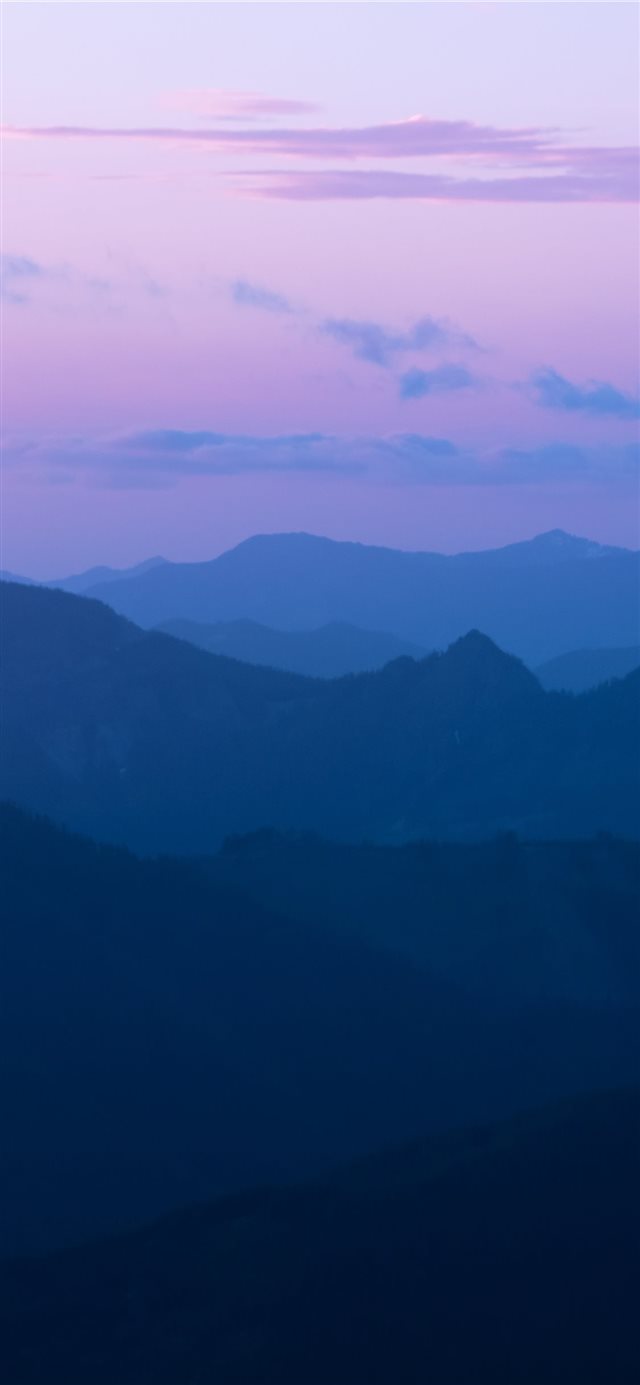 mountain ranges during golden hour iPhone 11 wallpaper 