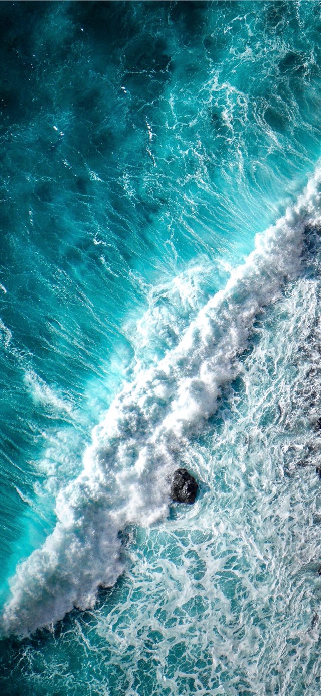 seawaves wallpaper iPhone X wallpaper 