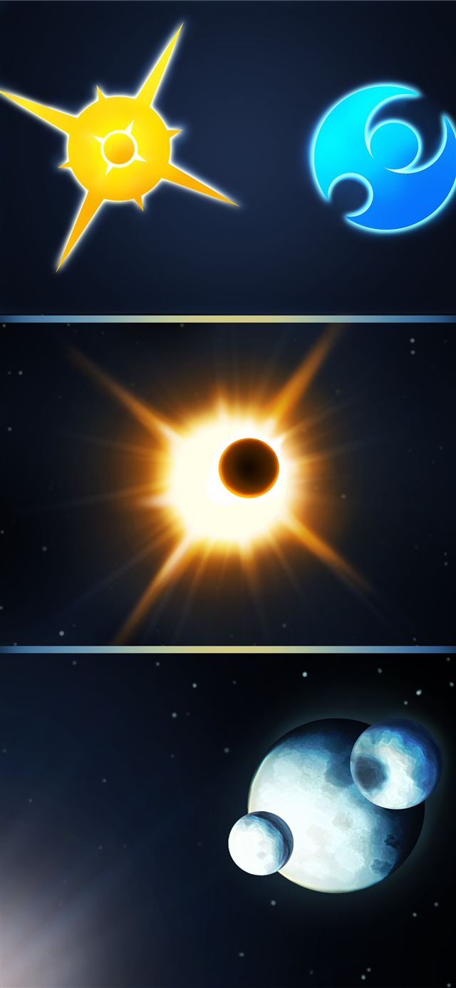 50 Pokemon Sun and Moon on afari iPhone X wallpaper 