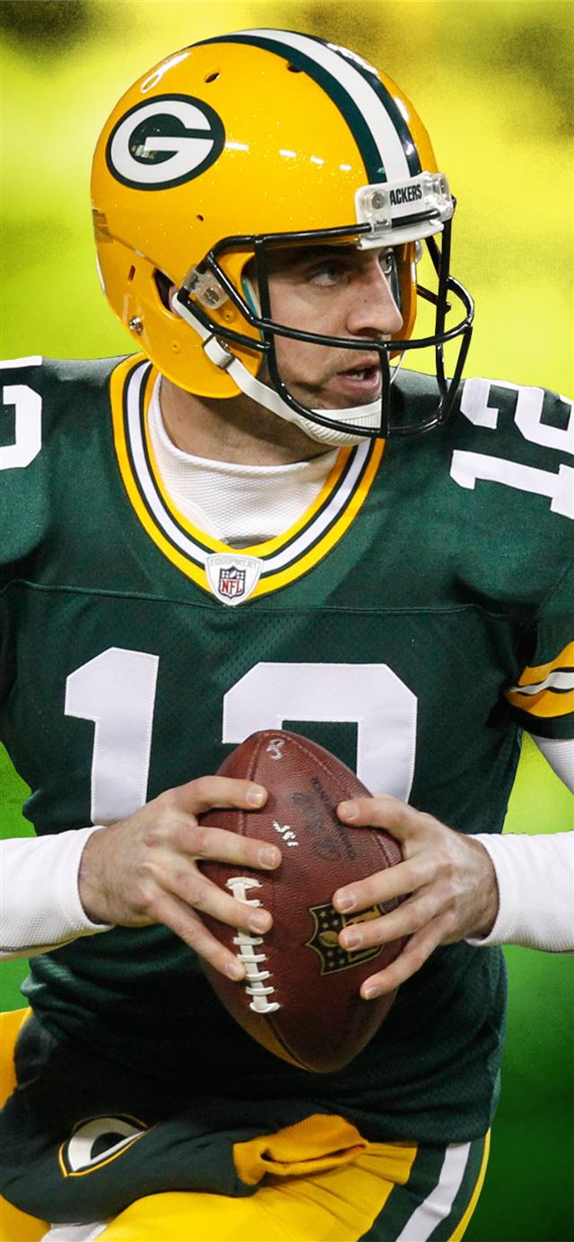 aaron rodgers green bay packers green bay iPhone 11 wallpaper 