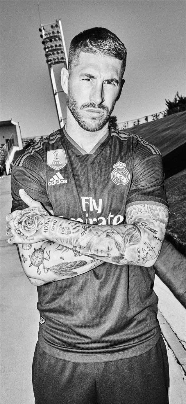 Adidas Football x Real Madrid Sergio Ramos Elliott... iPhone 11 wallpaper 