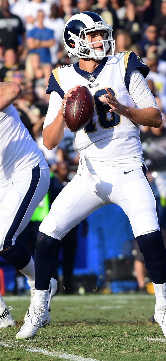 Amfoot NFL Goff shines as Rams stop Saints' win st... iPhone 11 wallpaper 