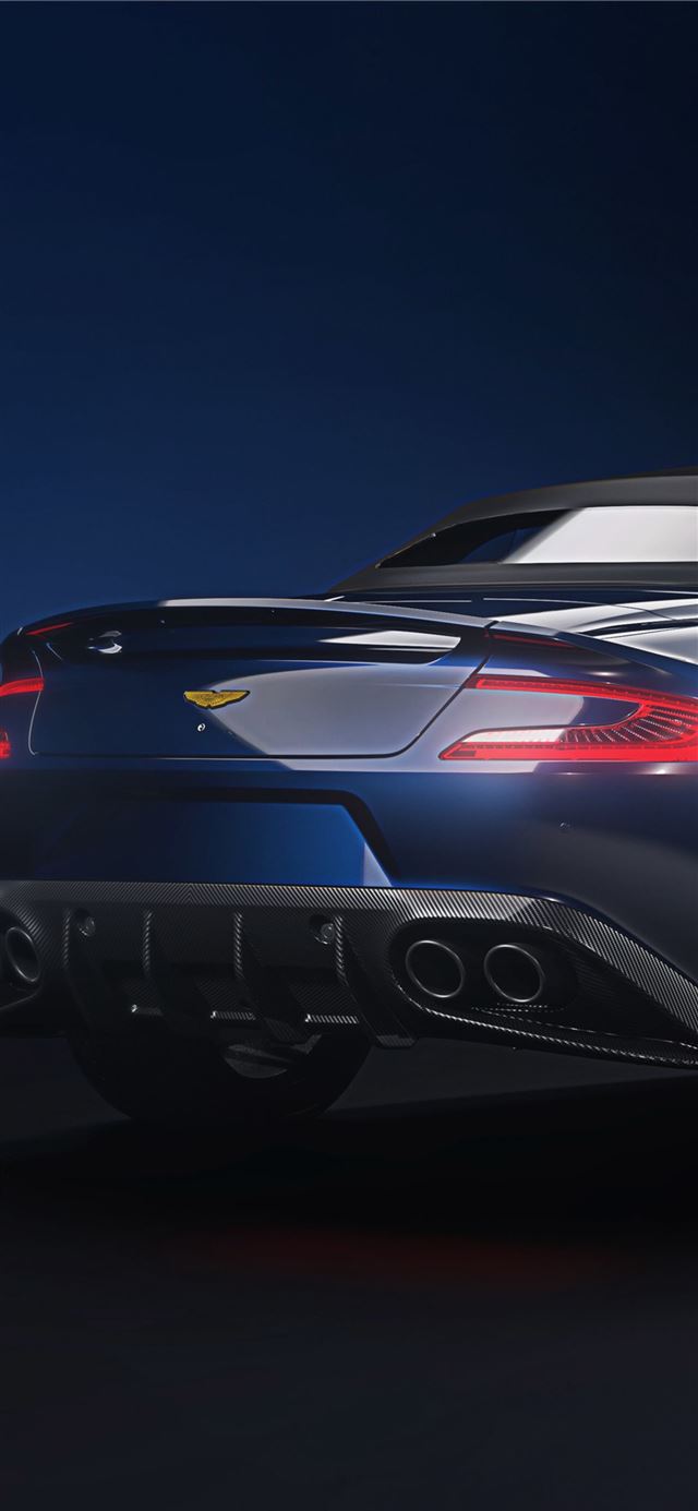 Aston Martin Vanquish S Volante Tom Brady Signatur... iPhone 11 wallpaper 