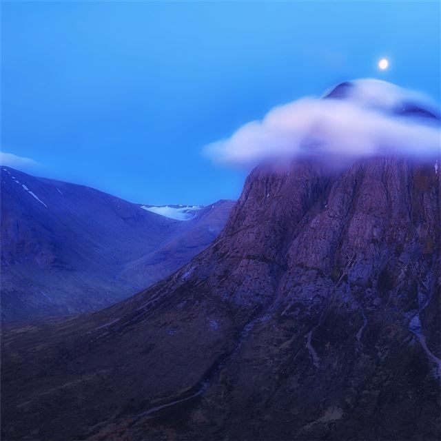 blue mountains peak 4k iPad wallpaper 