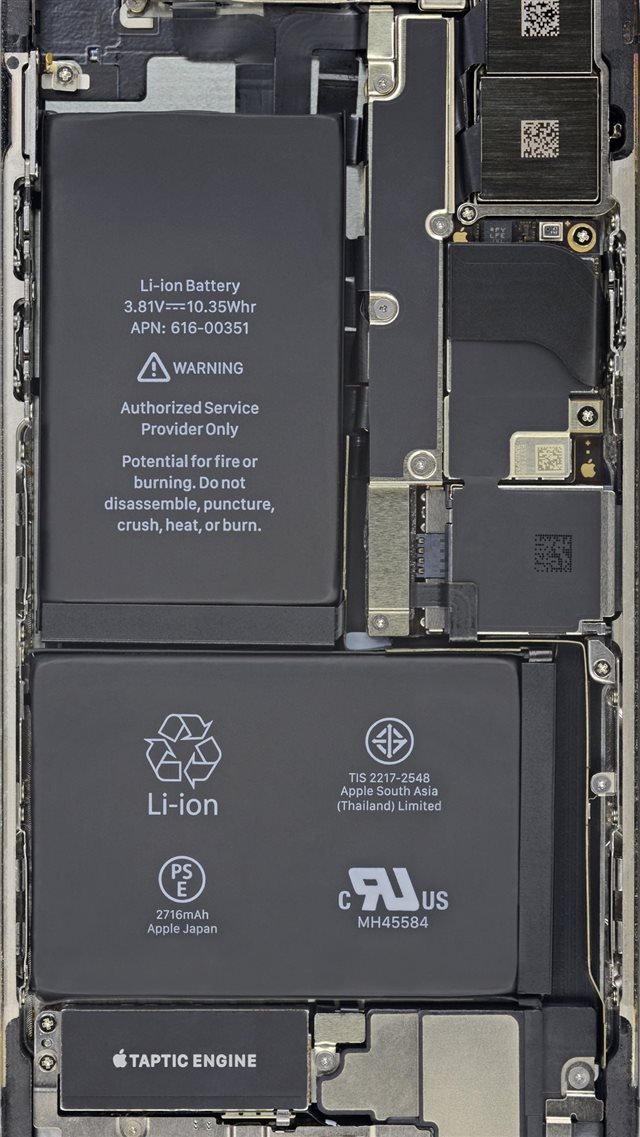 Cool Insides By Ifixit Battery Hd iPhone 8 wallpaper 