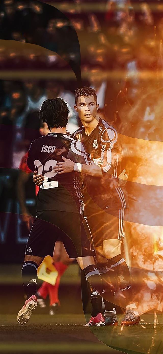Cristiano Ronaldo dos Santos Aveiro M is a Portugu... iPhone X wallpaper 