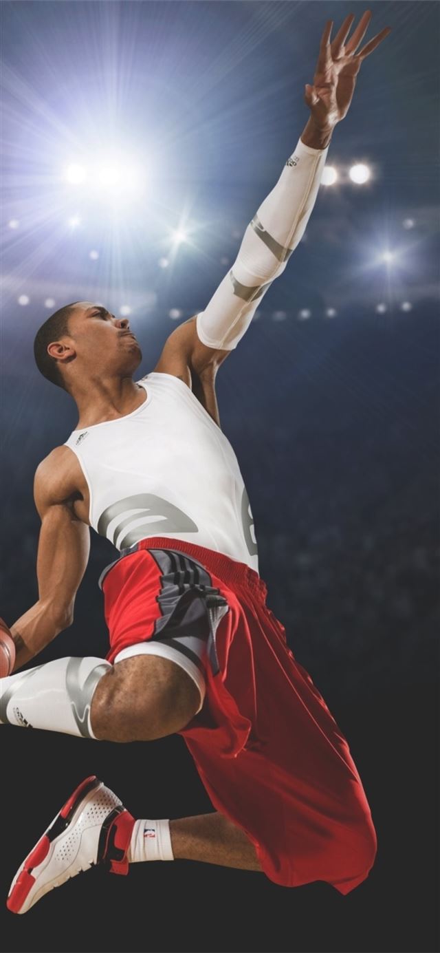 derrick rose slam dunk basketball Samsung Galaxy N... iPhone X wallpaper 