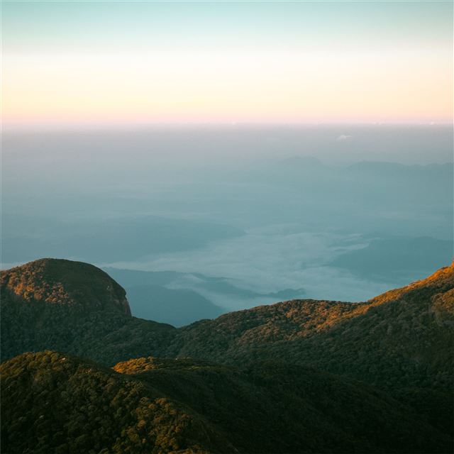 from top of adams peak srilanka iPad Pro wallpaper 