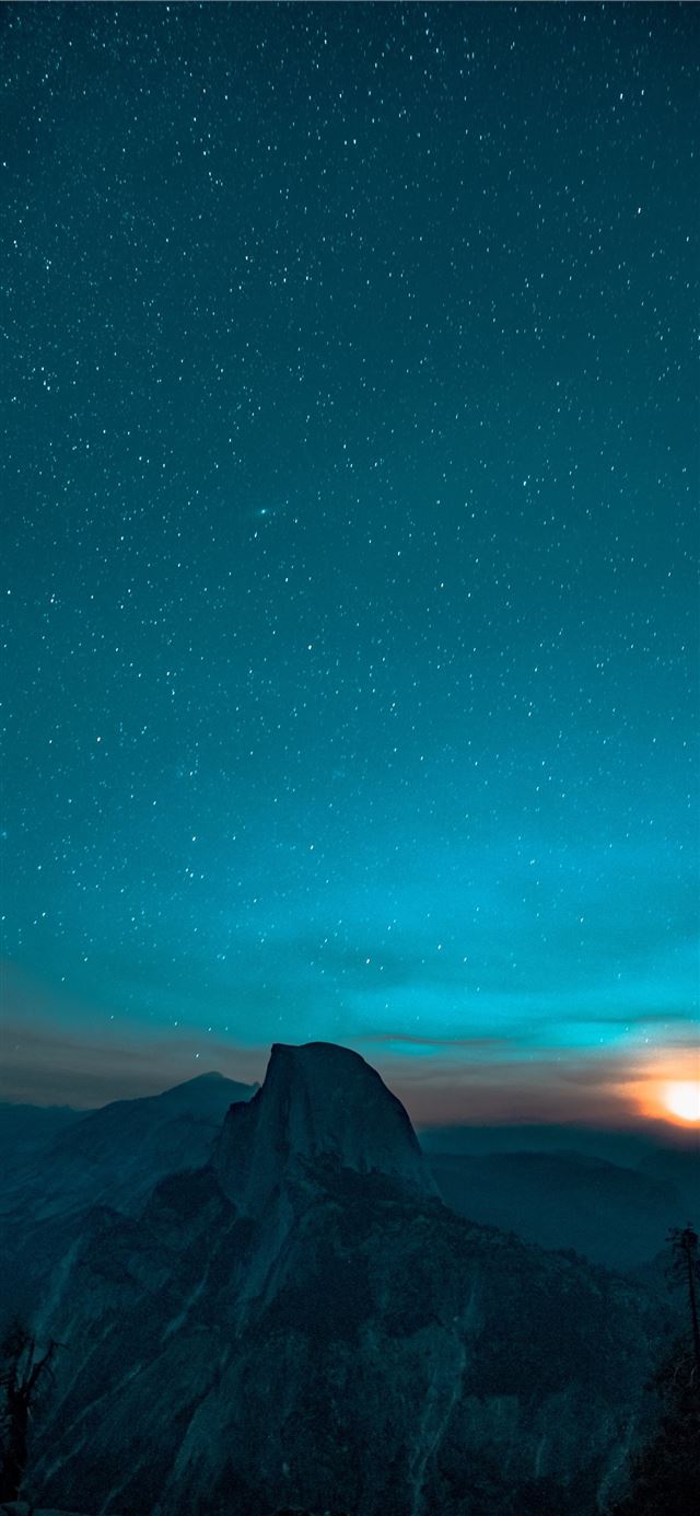 gray mountain in landscape photography iPhone 11 wallpaper 