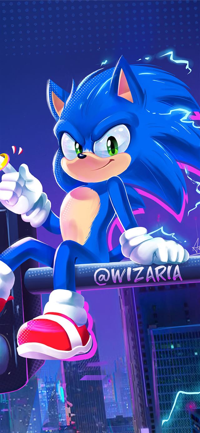 into the sonic verse 4k iPhone X wallpaper 