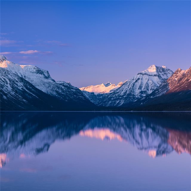 mcdonald lake glacier national park 5k iPad Pro wallpaper 